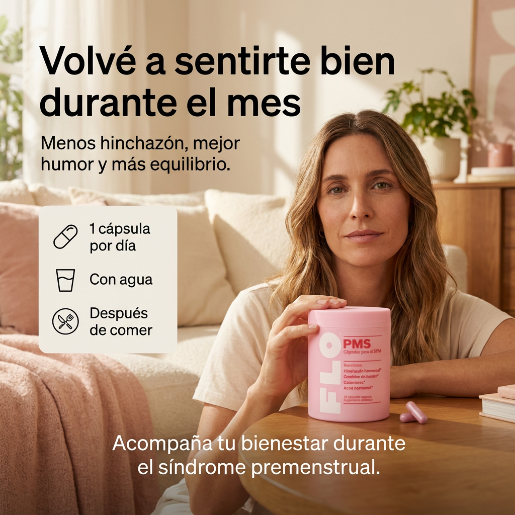 FLO® | Cápsulas para el Síndrome Premenstrual